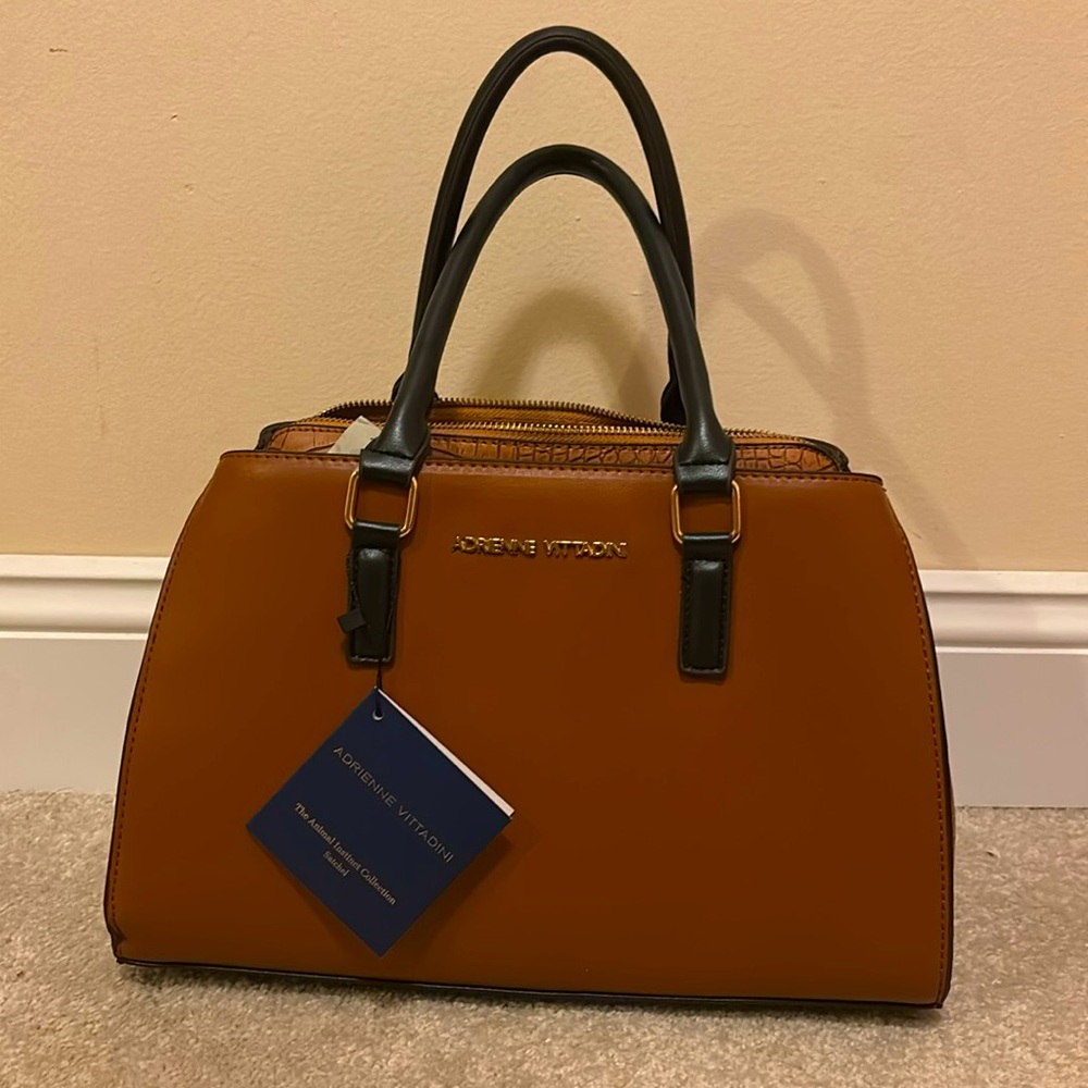 ADRIENNE VITTADINI The Animal Instinct Collection Satchel